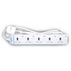 Power Strip(Extention Socket) / Terminator 5 way universal power extention TPB 4UA 3M